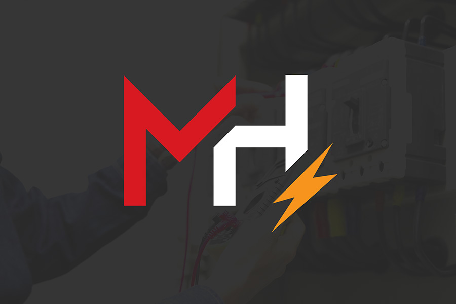 Logo Design for MH Electrical Works who is a local electrician